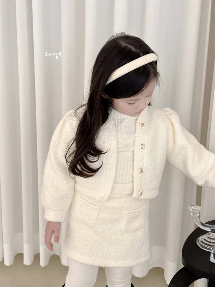 Joy ello - Korean Children Fashion - #discoveringself - Snowflake Cardigan Set - 6