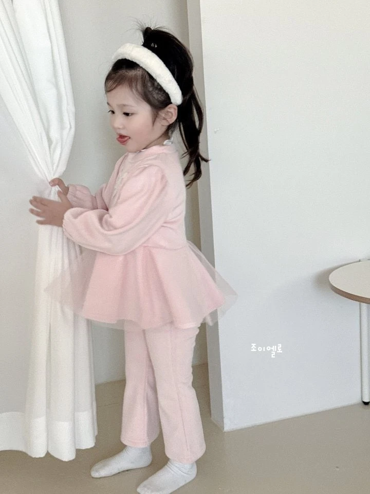 Joy ello - Korean Children Fashion - #minifashionista - Fleece Wave Tee - 3