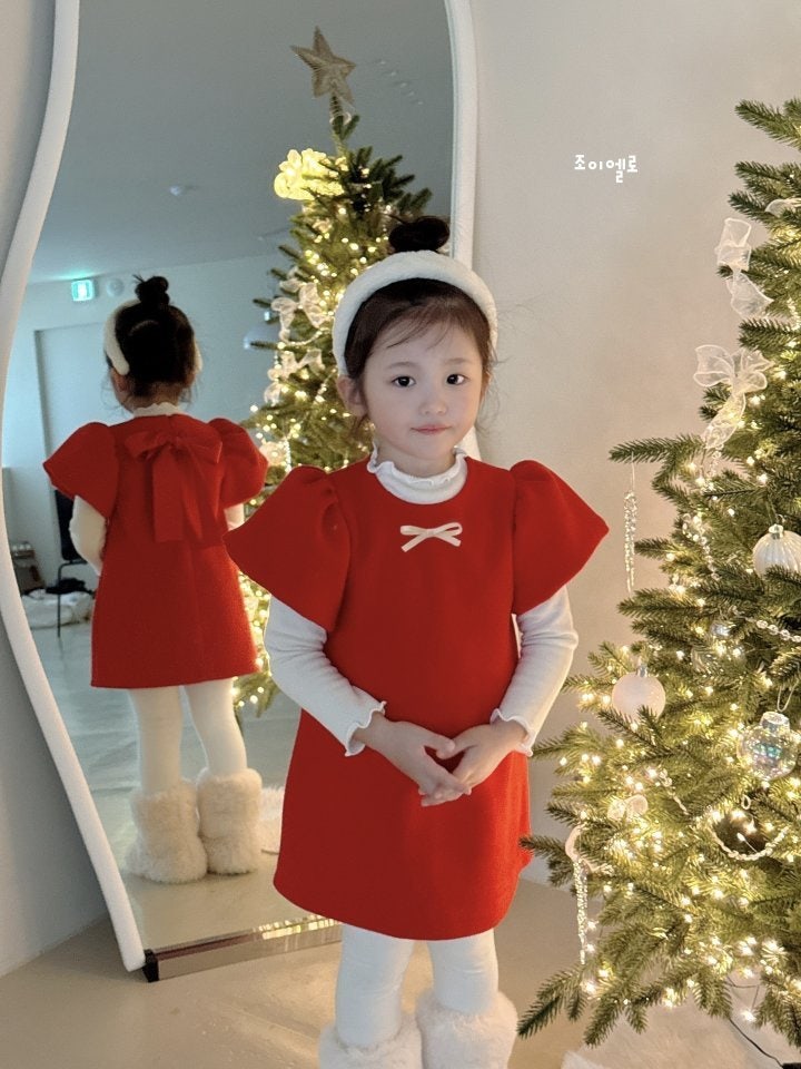 Joy ello - Korean Children Fashion - #prettylittlegirls - Wool Puff One-piece - 10