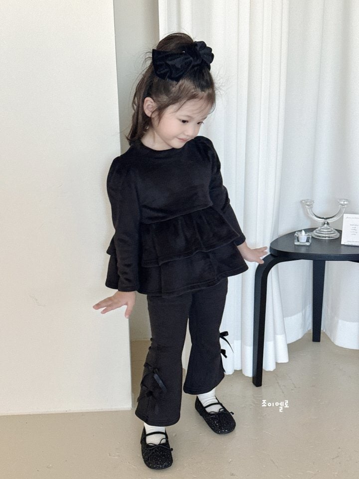 Joy ello - Korean Children Fashion - #stylishchildhood - Cancan Mink Top Bottom Set - 3