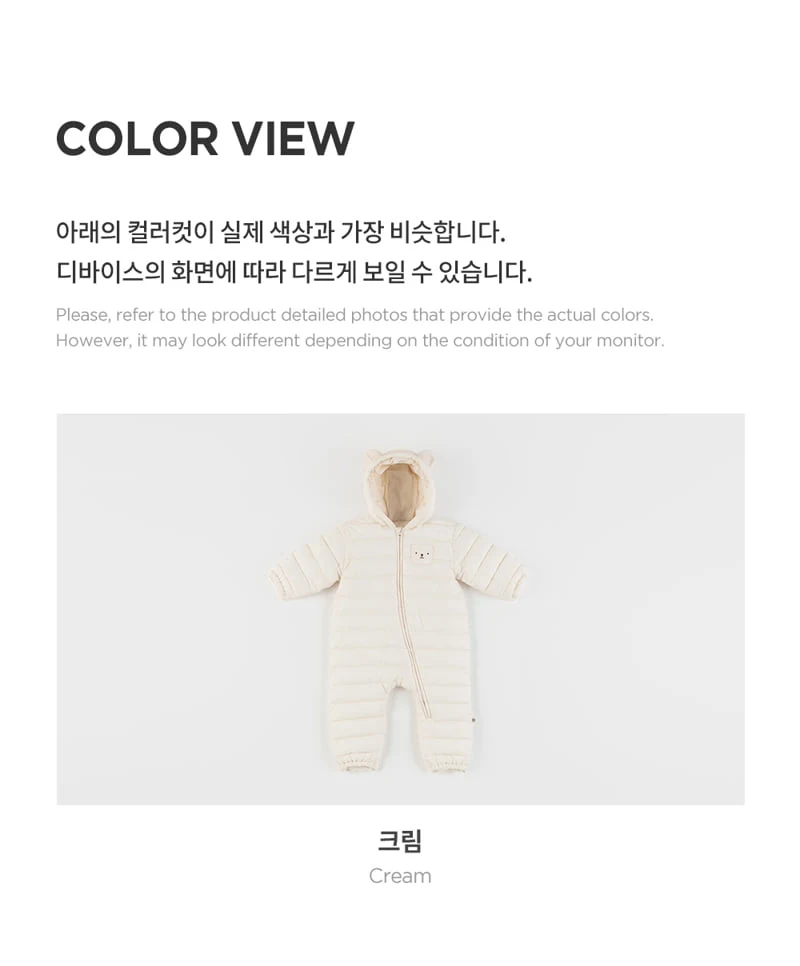 Kids Clara - Korean Baby Fashion - #babyfever - Barebu Vegan Baby Padding Coveralls - 9