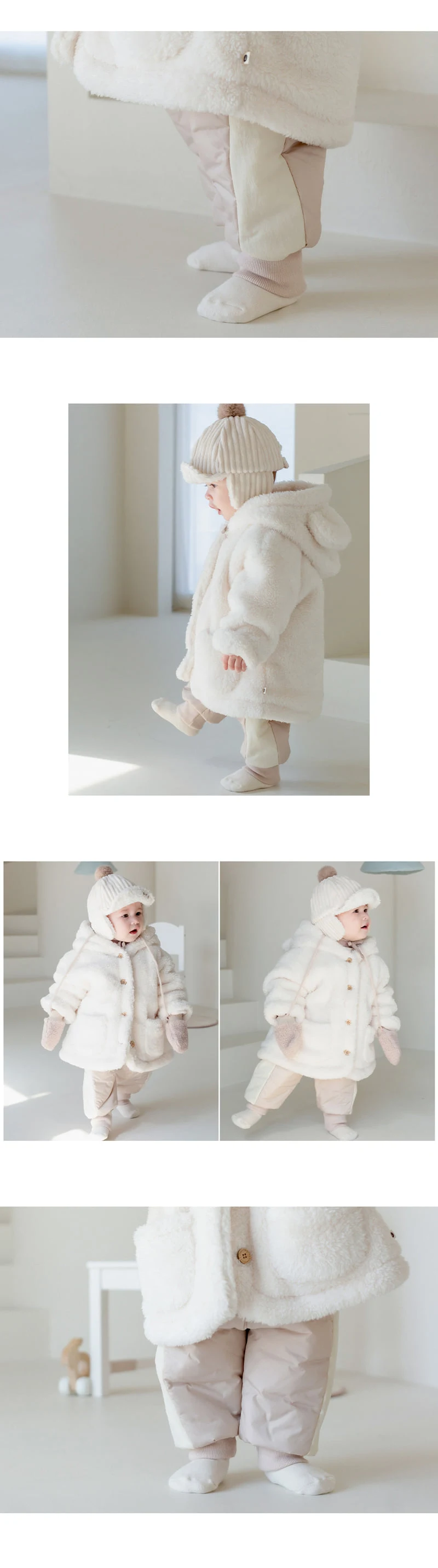 Kids Clara - Korean Baby Fashion - #babygirlfashion - Deli Padded Baby Snow Pants - 6