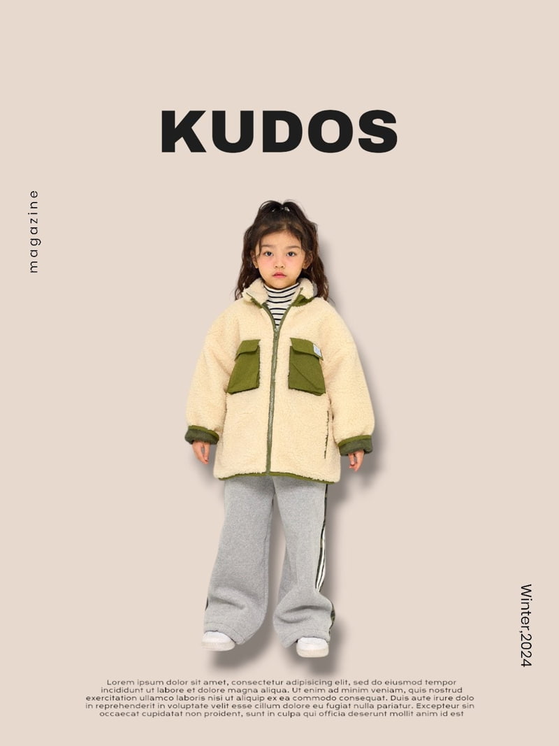 Kudos - Korean Children Fashion - #prettylittlegirls - Retro Fleece Jacket - 4