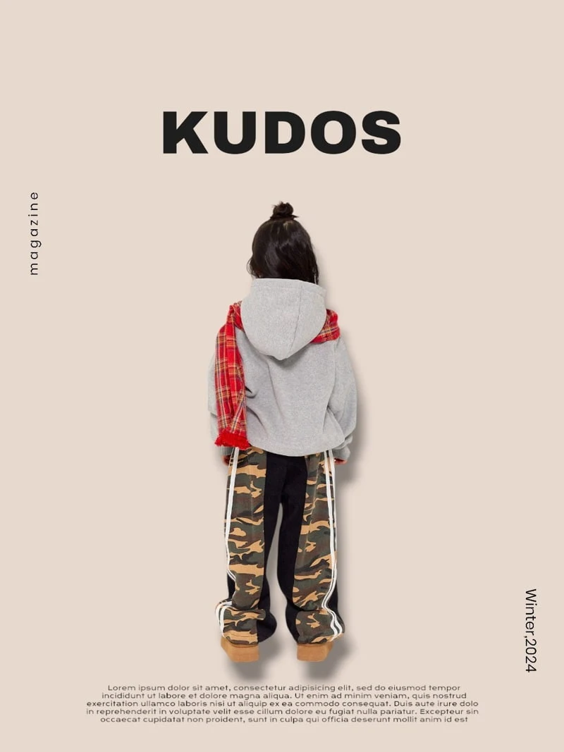 Kudos - Korean Children Fashion - #childofig - Fleece Camo Sweatpants - 3