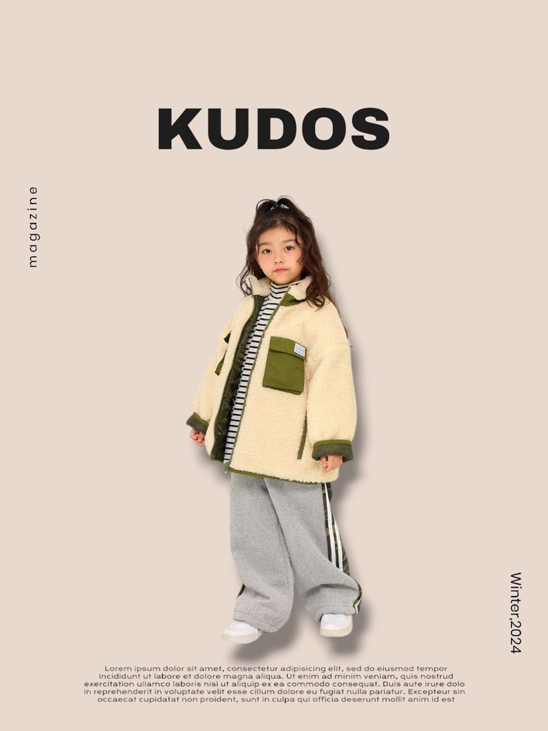 Kudos - Korean Children Fashion - #childrensboutique - Retro Fleece Jacket - 6