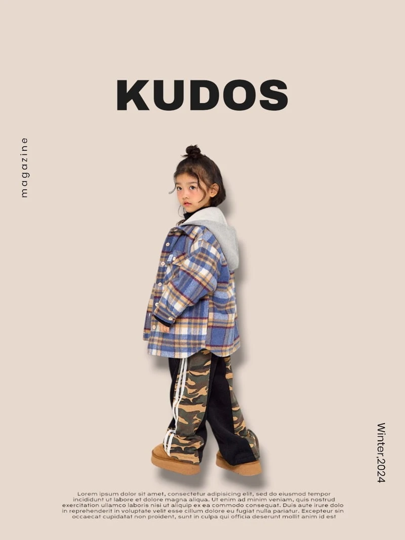 Kudos - Korean Children Fashion - #childofig - Fleece Camo Sweatpants - 4