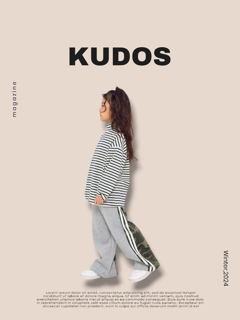 Kudos - Korean Children Fashion - #fashionkids - Fleece Camo Sweatpants - 7