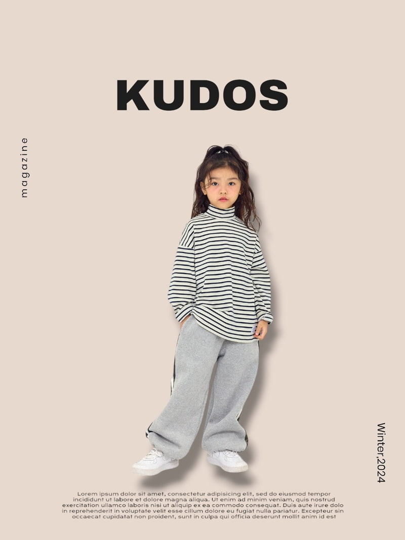 Kudos - Korean Children Fashion - #kidsstore - Wide Mockneck Tee