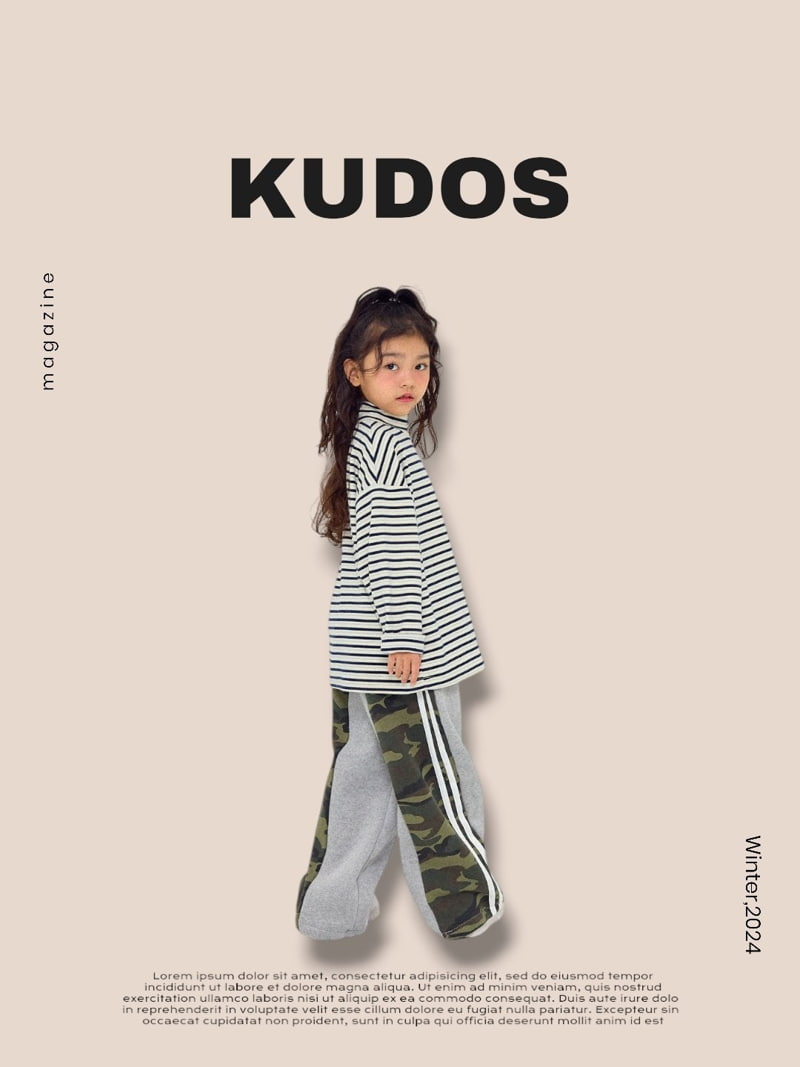 Kudos - Korean Children Fashion - #Kfashion4kids - Wide Mockneck Tee - 4