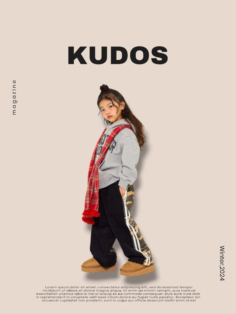 Kudos - Korean Children Fashion - #prettylittlegirls - Fleece Camo Sweatpants