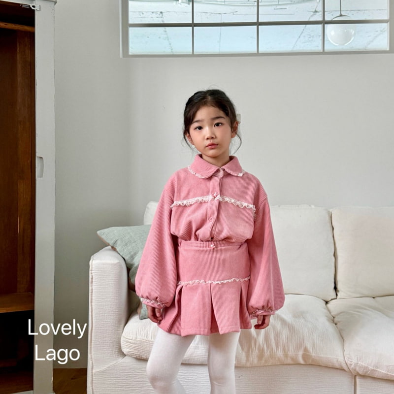 Lago - Korean Children Fashion - #Kfashion4kids - Lace Bonding Skirt - 3