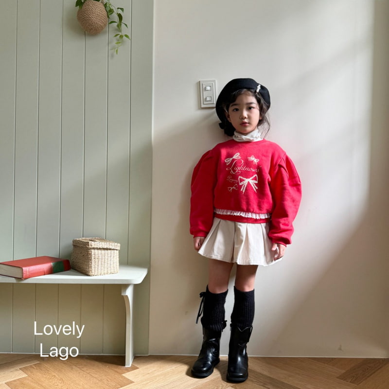 Lago - Korean Children Fashion - #childofig - Puffy Lace Sweatshirt - 10