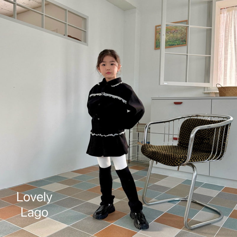 Lago - Korean Children Fashion - #childofig - Velvet Ribbon Leg Warmer - 7