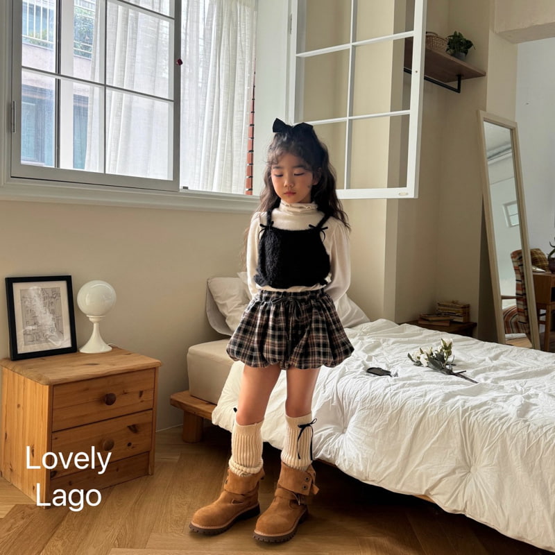 Lago - Korean Children Fashion - #childofig - Balloon Check Pants - 7