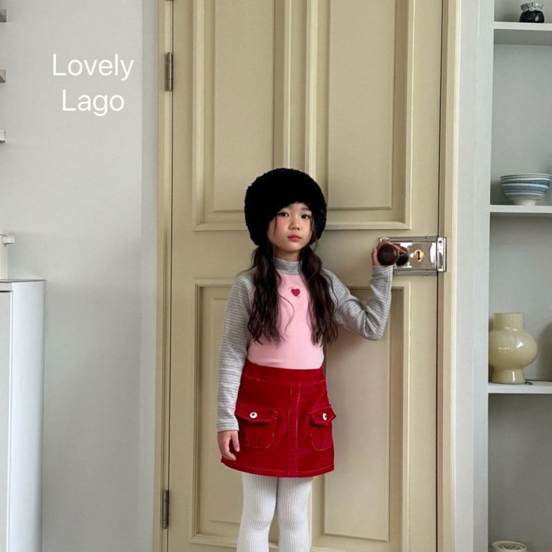 Lago - Korean Children Fashion - #childrensboutique - Raglan Mockneck Tee - 5