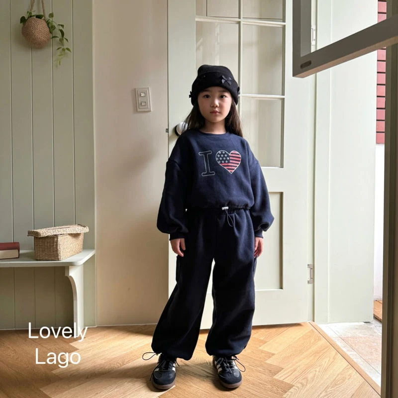 Lago - Korean Children Fashion - #designkidswear - Love String Sweatshirt - 7