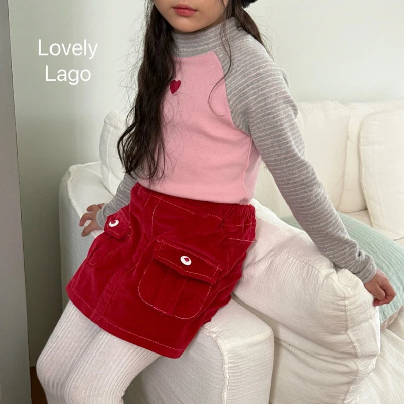 Lago - Korean Children Fashion - #designkidswear - Raglan Mockneck Tee - 6