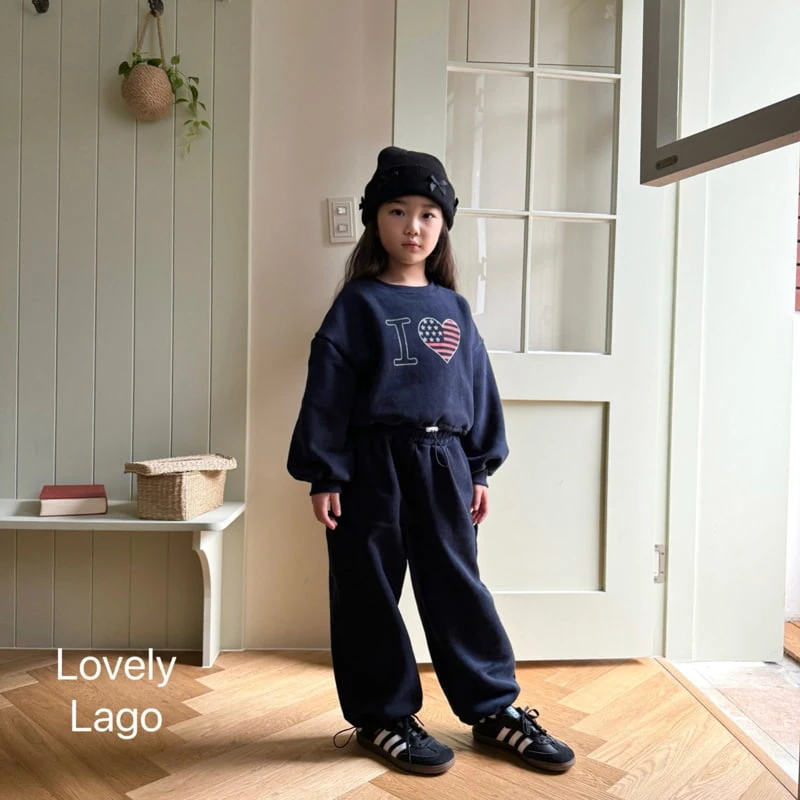 Lago - Korean Children Fashion - #discoveringself - Love String Sweatshirt - 8