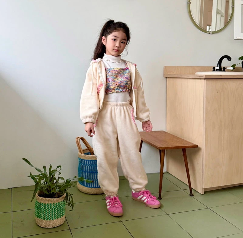 Lago - Korean Children Fashion - #fashionkids - Melo Rouge Jogger Pants - 6