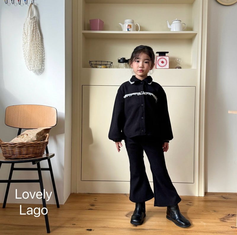 Lago - Korean Children Fashion - #fashionkids - Lace Bonding Pants