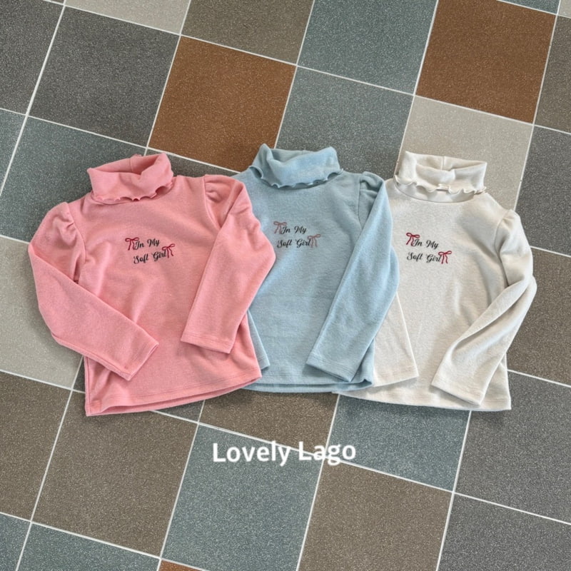 Lago - Korean Children Fashion - #fashionkids - Lovely Turtleneck Tee - 12