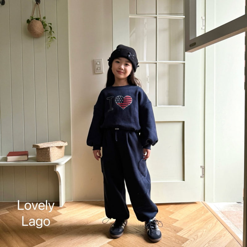 Lago - Korean Children Fashion - #fashionkids - Love String Sweatshirt - 9