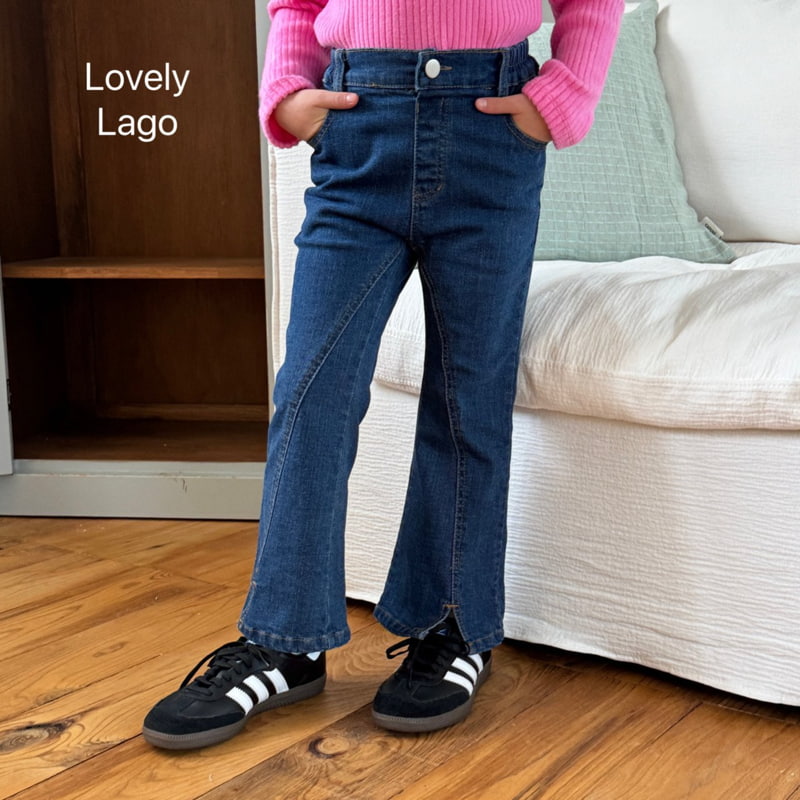 Lago - Korean Children Fashion - #kidsshorts - Slit Ribbon Bootcut Pants - 9