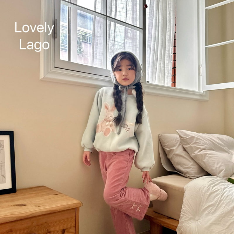 Lago - Korean Children Fashion - #fashionkids - Small Ribbon Bootcut Pants - 4