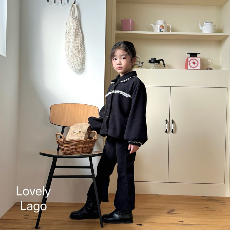 Lago - Korean Children Fashion - #kidsshorts - Lace Bonding Pants - 2