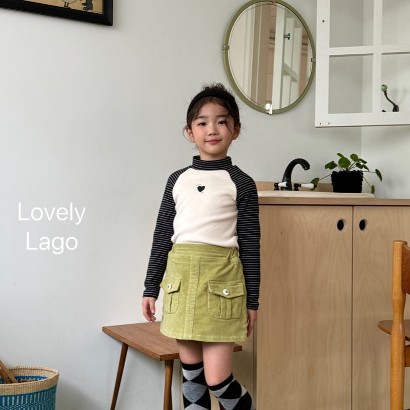 Lago - Korean Children Fashion - #kidzfashiontrend - Raglan Mockneck Tee - 11