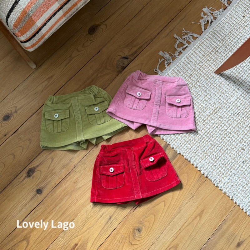 Lago - Korean Children Fashion - #littlefashionista - Candy Corduroy Wrap Pants - 12