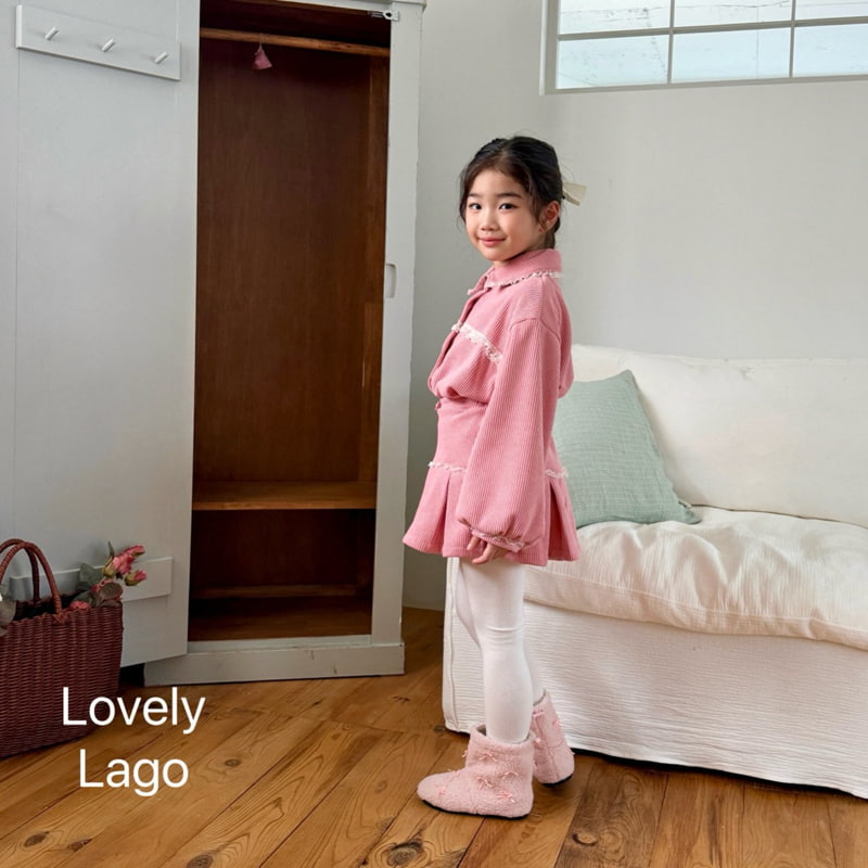 Lago - Korean Children Fashion - #littlefashionista - Lace Bonding Jacket - 5