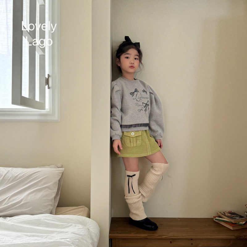 Lago - Korean Children Fashion - #magicofchildhood - Puffy Lace Sweatshirt - 6