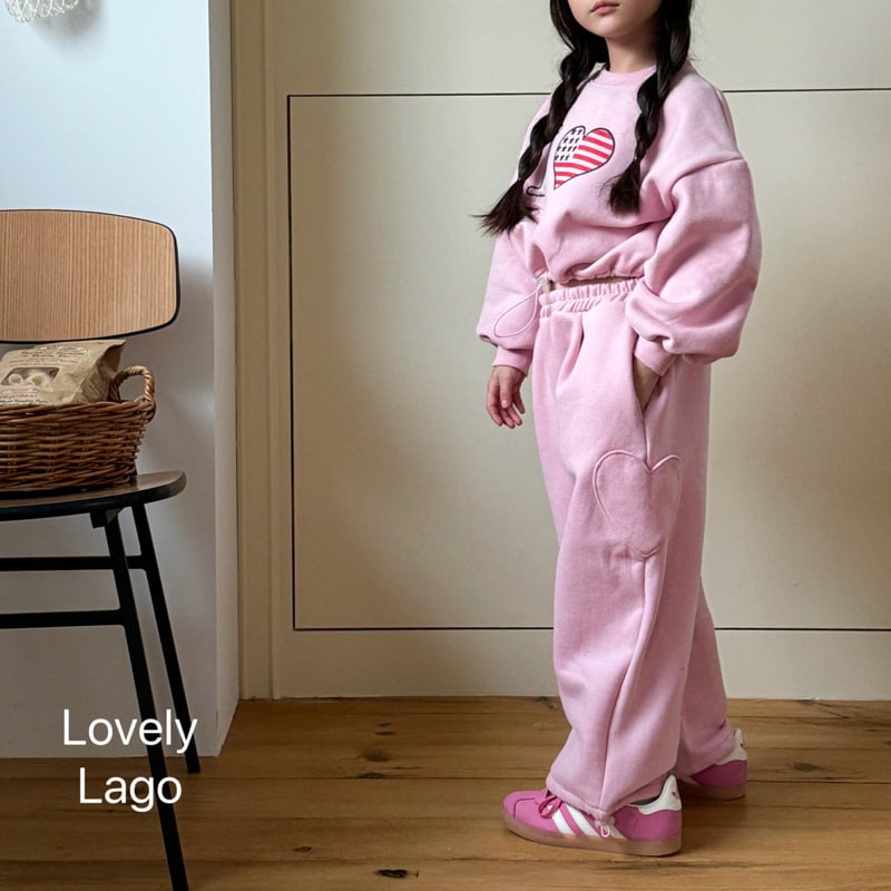 Lago - Korean Children Fashion - #minifashionista - Heart String Pants