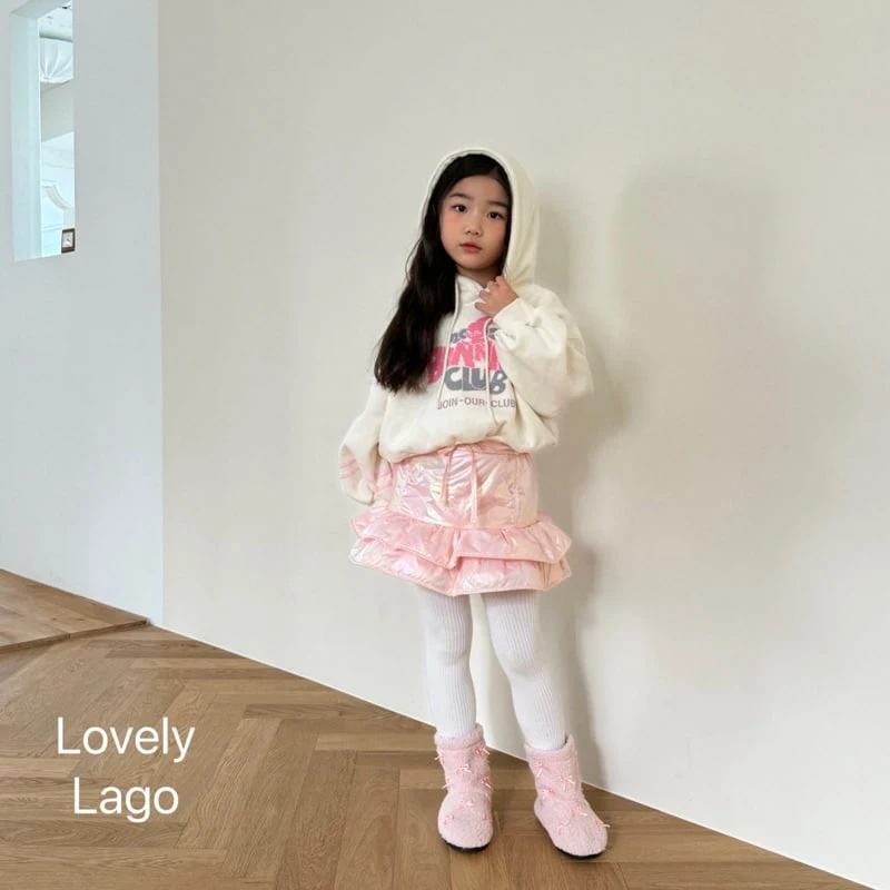 Lago - Korean Children Fashion - #minifashionista - Bunny Line Hood Top