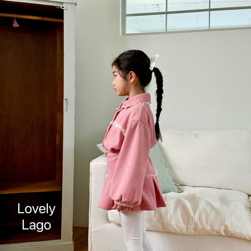 Lago - Korean Children Fashion - #minifashionista - Lace Bonding Jacket - 7