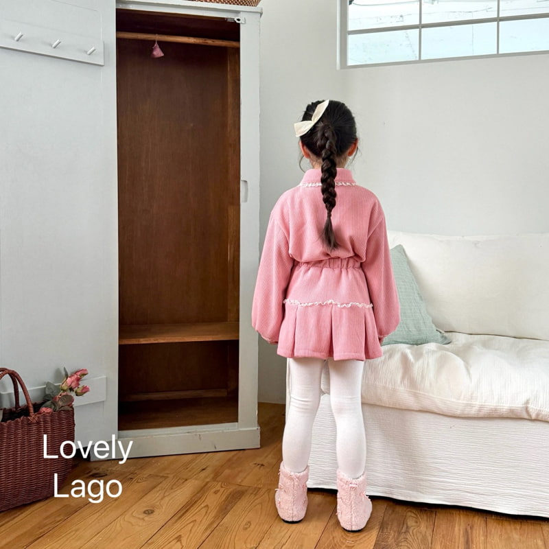 Lago - Korean Children Fashion - #minifashionista - Lace Bonding Skirt - 6