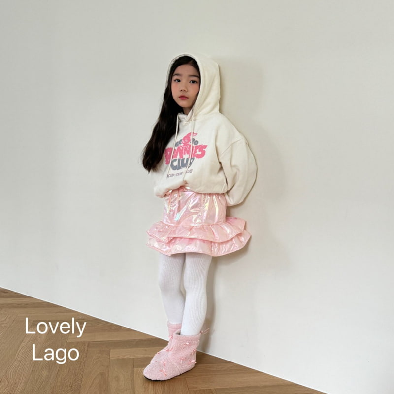 Lago - Korean Children Fashion - #prettylittlegirls - Bunny Line Hood Top - 2