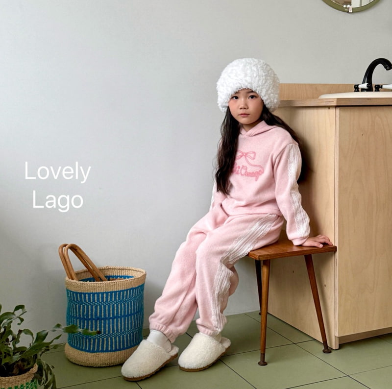 Lago - Korean Children Fashion - #toddlerclothing - Lace Line Hood Top - 8