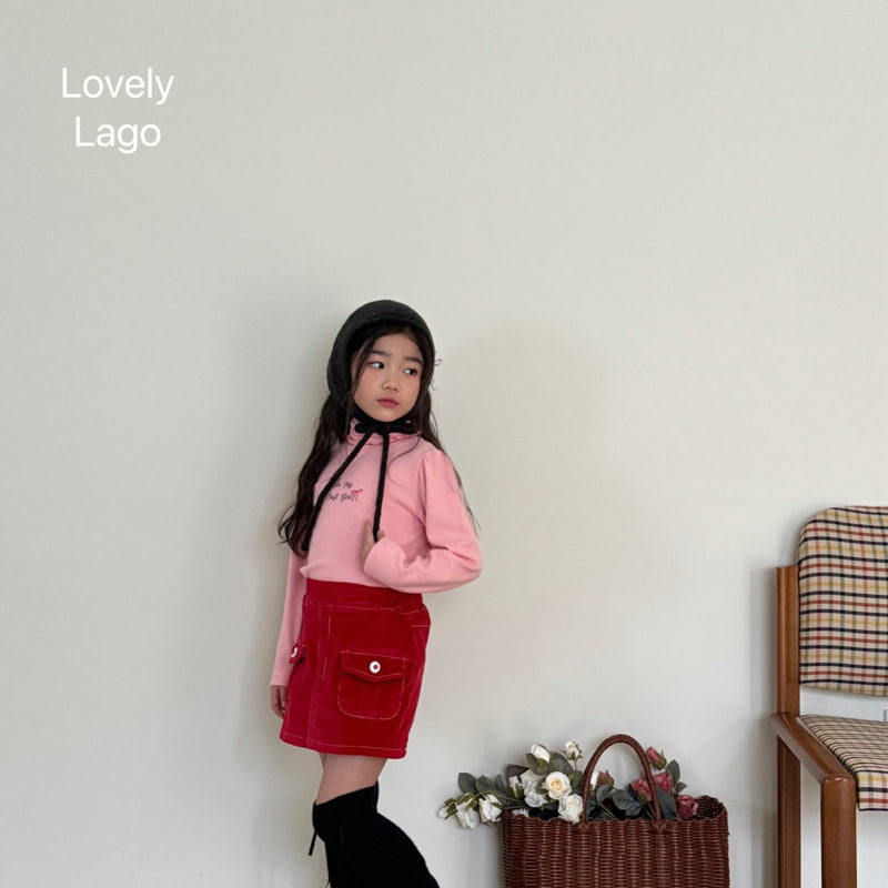 Lago - Korean Children Fashion - #toddlerclothing - Lovely Turtleneck Tee - 6