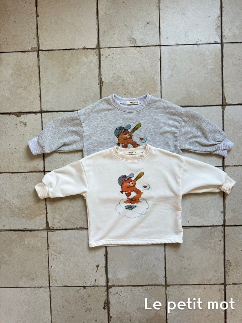 Le petitmot - Korean Children Fashion - #childofig - Baseball Bear Tee - 3