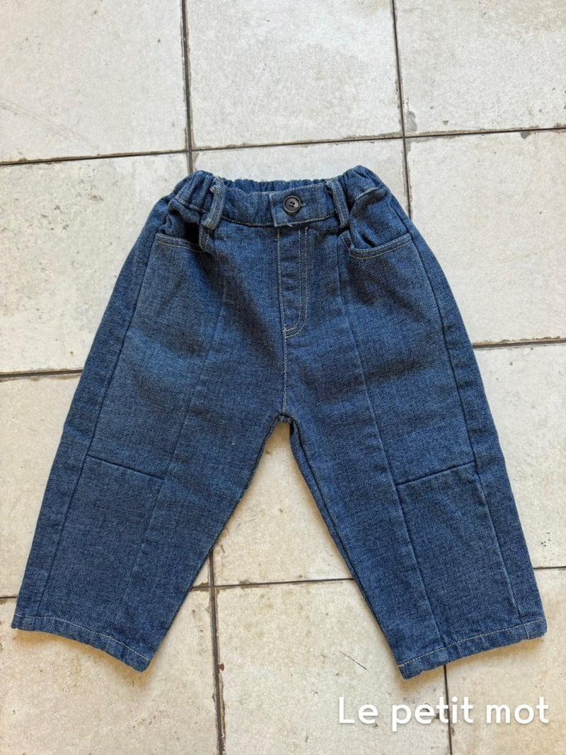 Le petitmot - Korean Children Fashion - #childrensboutique - Brushed Cut Denim Pants - 7