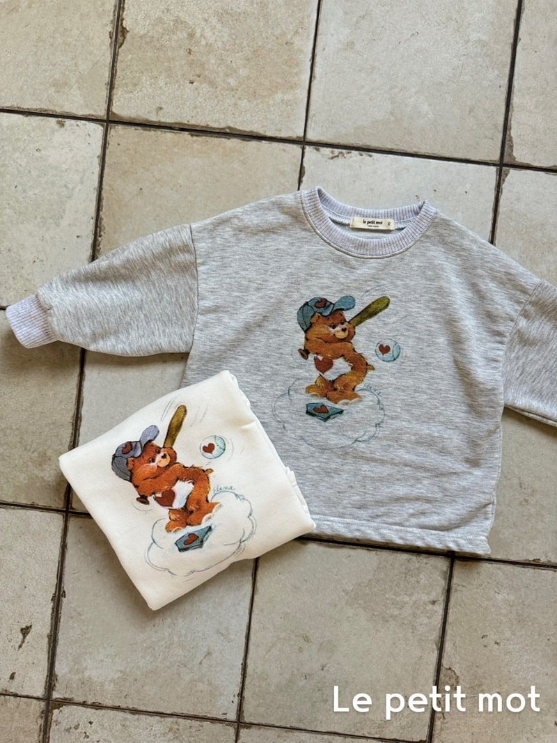 Le petitmot - Korean Children Fashion - #designkidswear - Baseball Bear Tee - 5