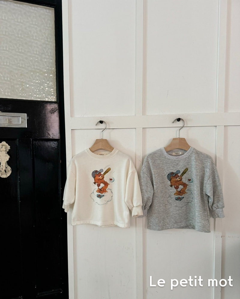 Le petitmot - Korean Children Fashion - #discoveringself - Baseball Bear Tee - 6