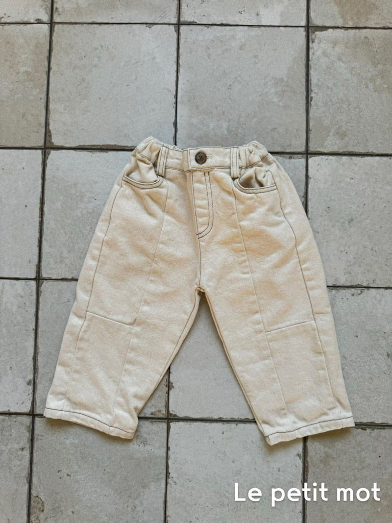 Le petitmot - Korean Children Fashion - #discoveringself - Brushed Cut Denim Pants - 9