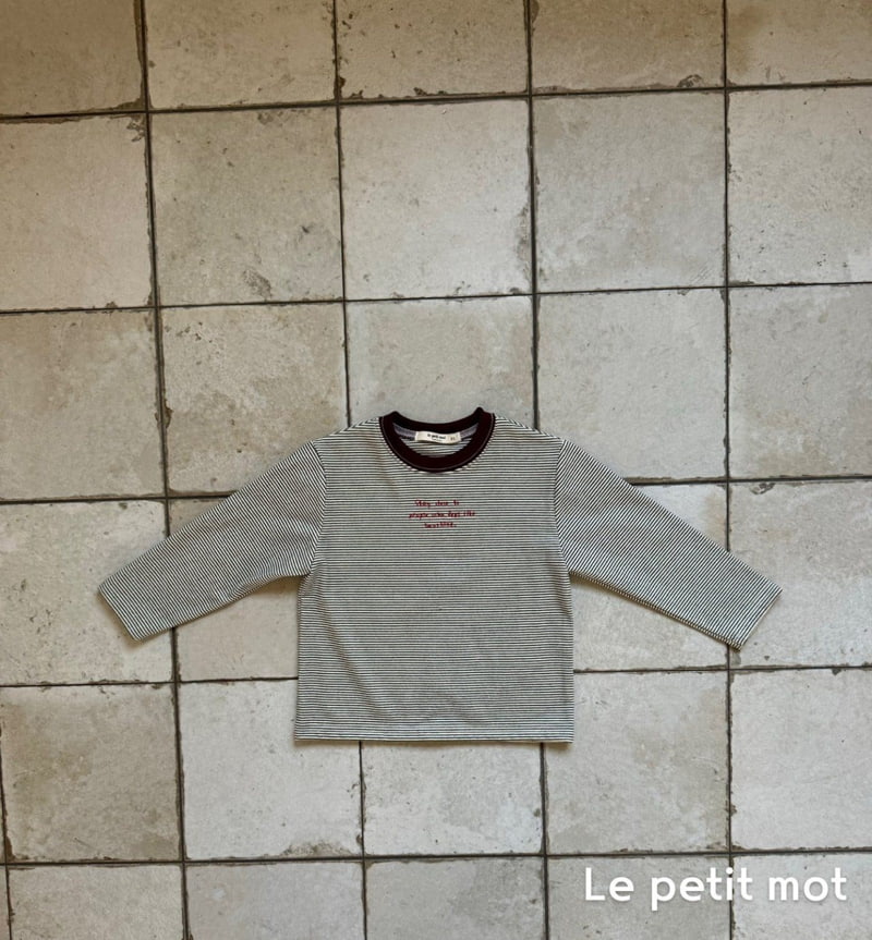 Le petitmot - Korean Children Fashion - #discoveringself - ST Embroidery Tee - 7