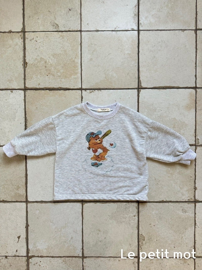 Le petitmot - Korean Children Fashion - #kidsstore - Baseball Bear Tee - 9