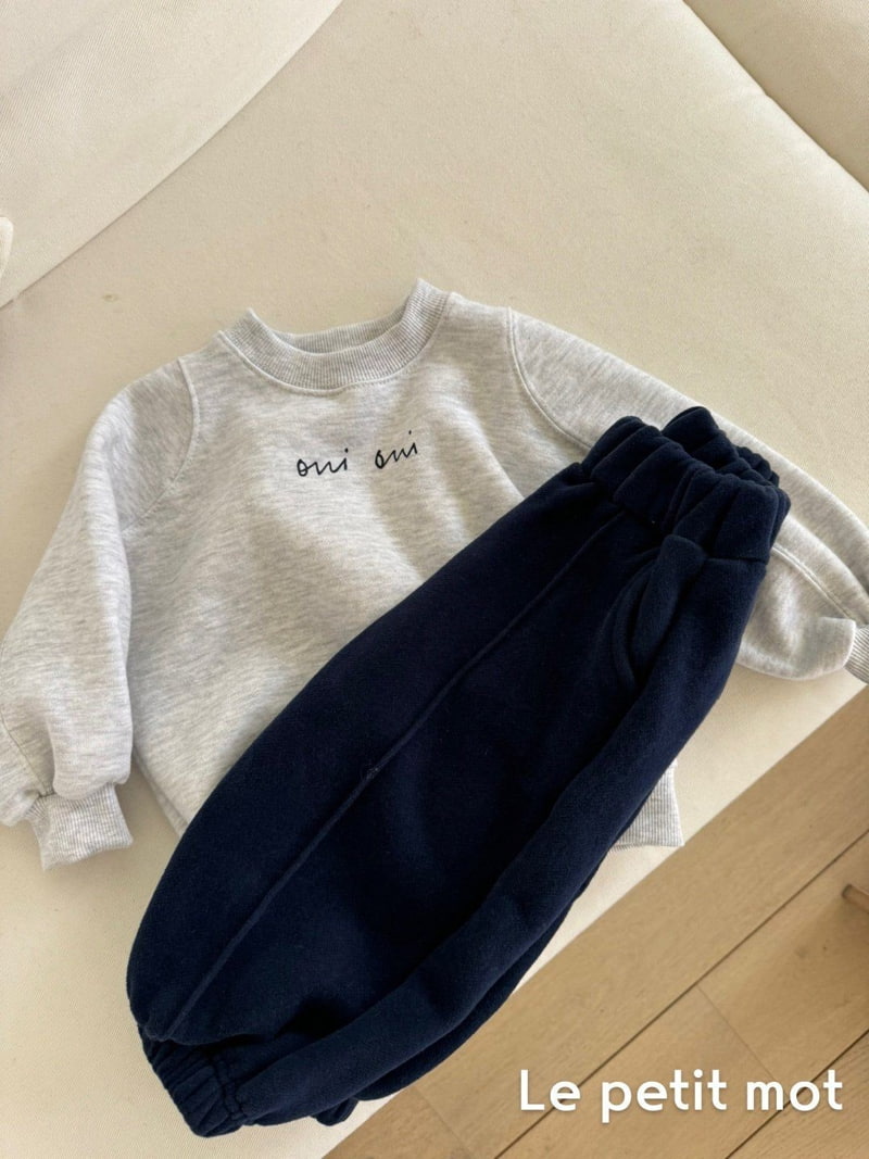 Le petitmot - Korean Children Fashion - #prettylittlegirls - OUI Cut Sweatshirt