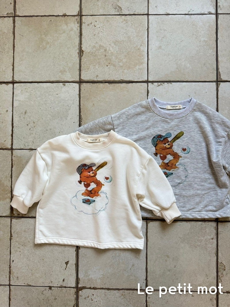 Le petitmot - Korean Children Fashion - #stylishchildhood - Baseball Bear Tee - 2