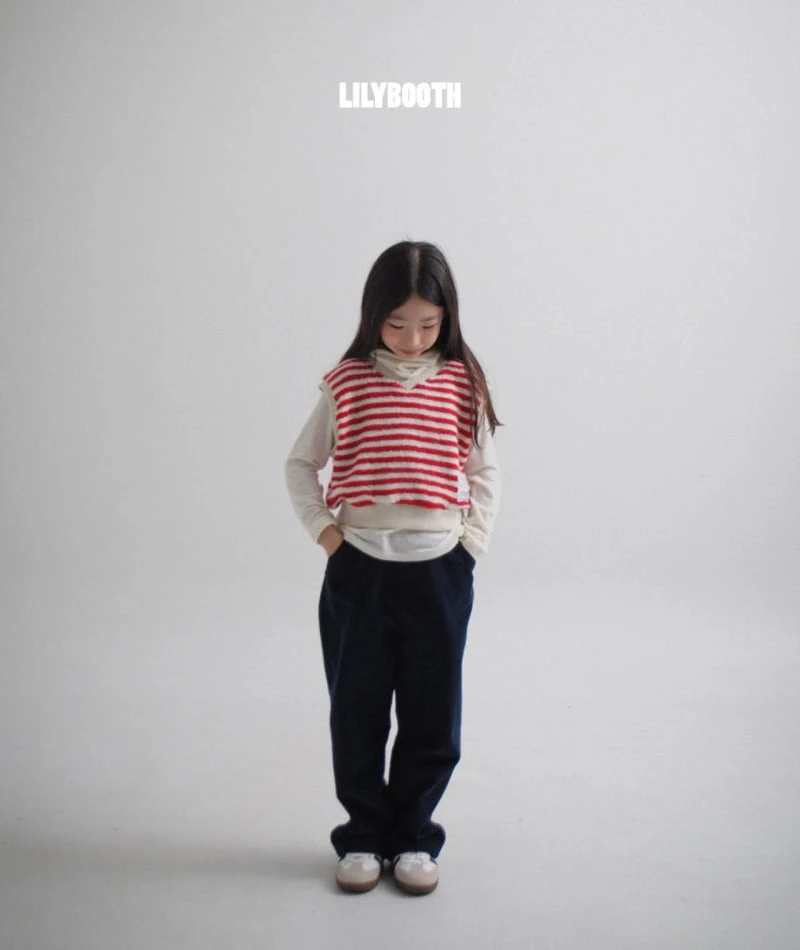 Lilybooth - Korean Children Fashion - #stylishchildhood - V Knit Vest - 7